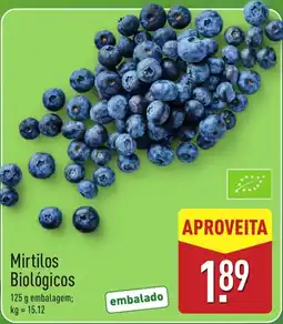 ALDI Mirtilos Biológicos promoção