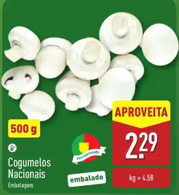 ALDI Cogumelos Nacionais promoção