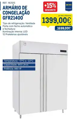 Makro Armário de congelação gfr21400 promoção
