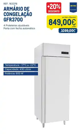 Makro Armário de congelação gfr3700 promoção