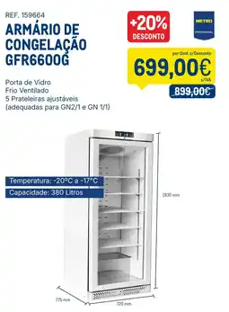 Makro Armário de congelação gfr6600g promoção