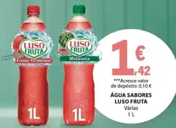 E.Leclerc Água sabores luso fruta promoção