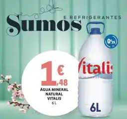 E.Leclerc Água mineral natural vitalis promoção