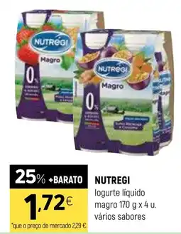Coviran nutregi logurte líquido magro promoção