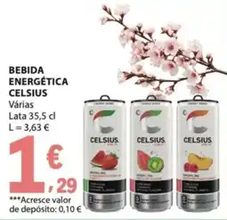 E.Leclerc Bebida energética celsius promoção
