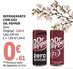 E.Leclerc Dr pepper zero azúcar promoção