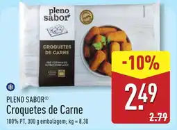 ALDI Pleno Sabor Croquetes de Carne promoção
