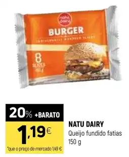 Coviran Natu Dairy Queijo fundido fatias promoção