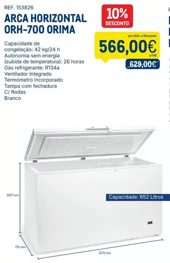 Arca horizontal orh-700 orima
