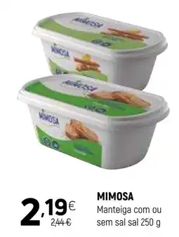 Coviran Mimosa manteiga com ou sem sal promoção
