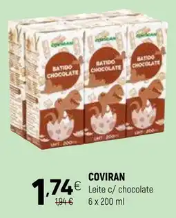 Coviran Coviran leite c/ chocolate promoção