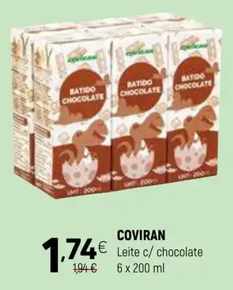 Coviran Coviran leite c/ chocolate promoção