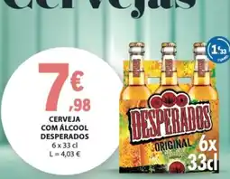 E.Leclerc Cerveja com álcool desperados promoção