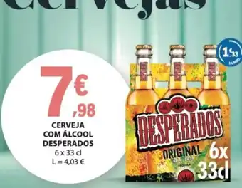 E.Leclerc Cerveja com álcool desperados promoção