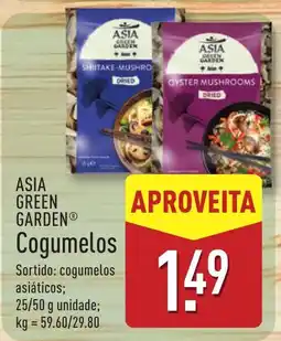 ALDI Asia green garden cogumelos promoção