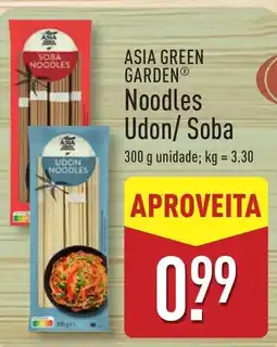 ALDI Asia green garden noodles udon/ soba promoção