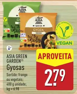ALDI Asia green garden gyozas promoção