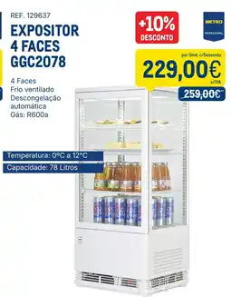 Makro expositor 4 faces promoção