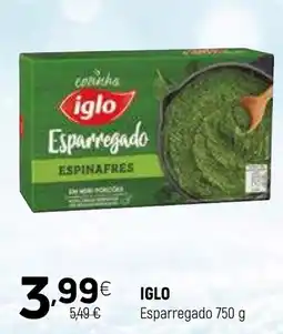 Coviran iglo esparregado espinafres promoção
