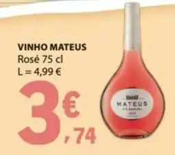 E.Leclerc Vinho mateus rosé promoção