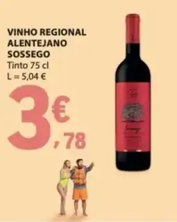 E.Leclerc vinho regional alentejano sossego promoção
