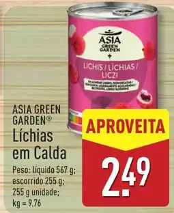 ALDI Asia green garden lichias em calda promoção