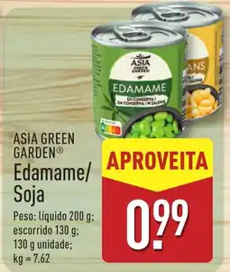 ALDI Asia green garden edamame/soja promoção
