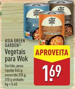 ALDI Asia green garden vegetais para wok promoção