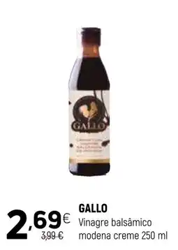 Coviran Gallo vinagre balsâmico modena creme promoção