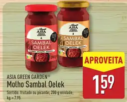 ALDI Asia green garden molho sambal oelek promoção
