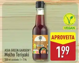 ALDI Asia green garden molho teriyaki promoção