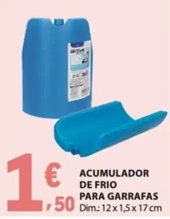 Akтиве acumulador de frio para garrafas