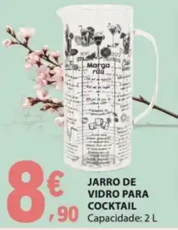 E.Leclerc Jarro de vidro para cocktail promoção