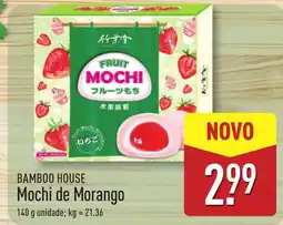 ALDI Bamboo House Mochi de Morango promoção