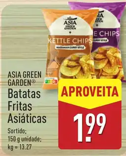 ALDI Asia green garden batatas fritas asiáticas promoção