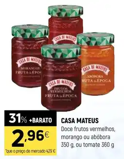 Coviran Casa mateus doce frutos vermelhos promoção