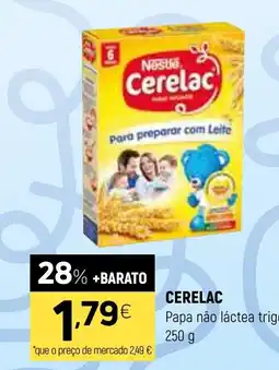 Coviran Cerelac Papa não láctea trigo promoção