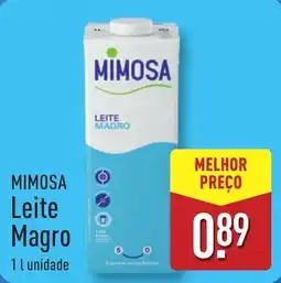 ALDI Mimosa Leite Magro promoção