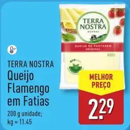 ALDI Terra nostra queijo flamengo em fatias promoção