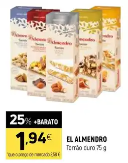 Coviran el almendro torrão duro promoção
