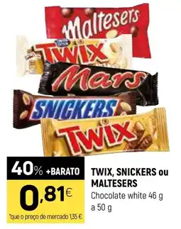 Coviran Twix, Snickers ou Maltesers promoção