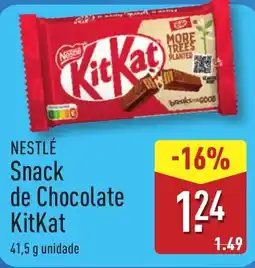 ALDI Nestlé Snack de Chocolate KitKat promoção