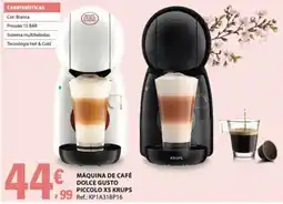 E.Leclerc Máquina de café dolce gusto piccolo xs krups promoção