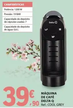 E.Leclerc Máquina de café delta q promoção