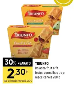Coviran Triunfo bolacha fruit e fit promoção