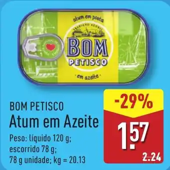 ALDI Bom Petisco Atum em Azeite promoção