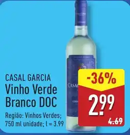 ALDI Casal Garcia Vinho Verde Branco DOC promoção