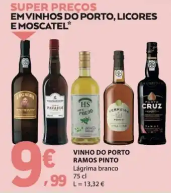 E.Leclerc Vinho do porto ramos pinto lágrima branco promoção