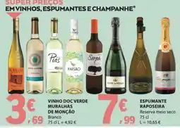 E.Leclerc vinho doc verde muralhas de monção branco promoção