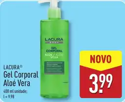 ALDI Lacura gel corporal aloe vera promoção